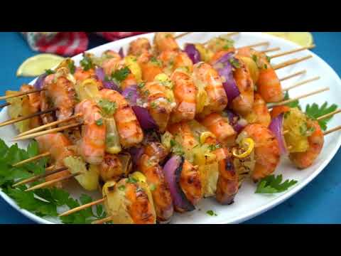 How to make Grilled Chicken Skewers - Simple Grilled Chicken Skewers