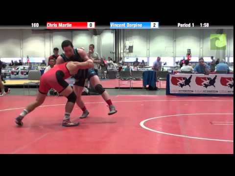 Men 160 - Chris Martin vs. Vincent Darpino
