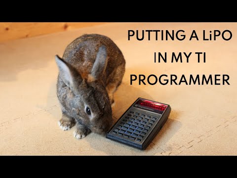 Putting LiPO in my TI Programmer Calculator