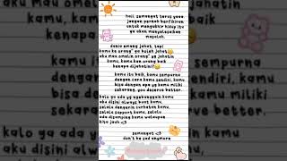 Download lagu TETEP SEMANGAT BUAT KAMU YA CANTIK/GANTENG 🫶❤️‍🩹|| long text for you 🫵 mp3