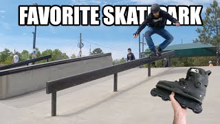 My Favorite Skatepark is Always Busy // Aggressive Inline Skating