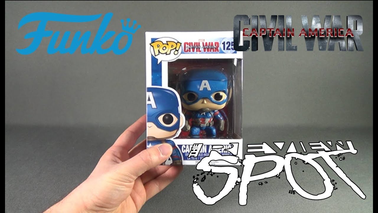 Collectible Spot - Funko Captain America Civil War Capt America Bobble head