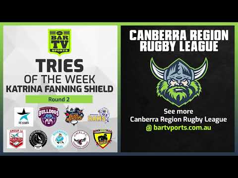Katrina Fanning Shield Round 2 Tries of the week | Canberra Region Rugby League 2022