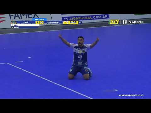 PATO FUTSAL 2 X 1 PRAIA CLUBE - GOLS - LNF 2023