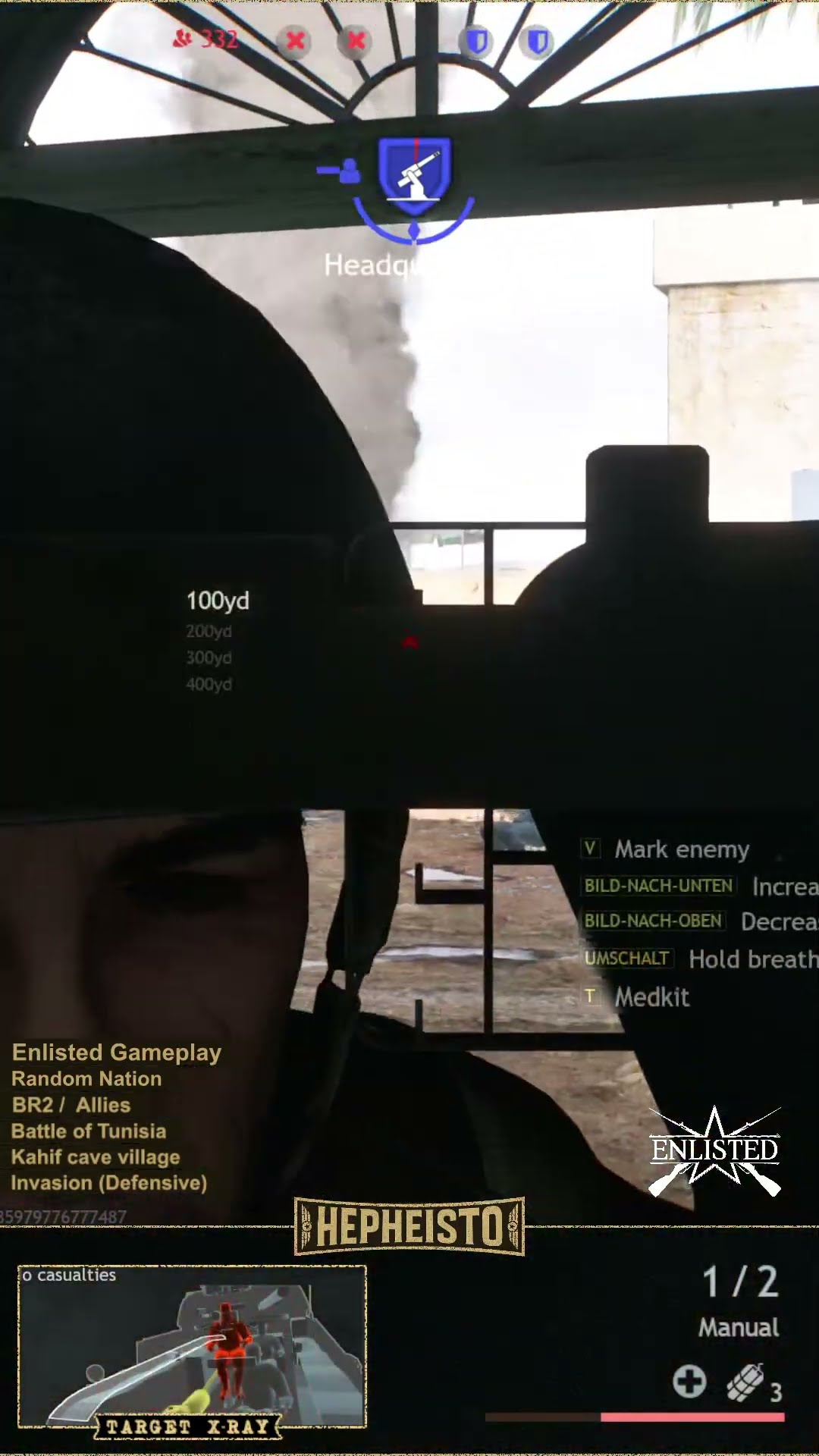 Anti Tank Gunner eliminates Tank Panzer II C with M1 Bazooka