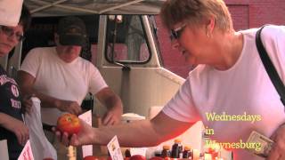 preview picture of video 'Farmers' Market Wednesdays in Waynesburg'