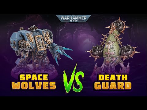Space Wolves vs Death Guard: A Warhammer 40k Battle Report | 10th Edition 2000pts