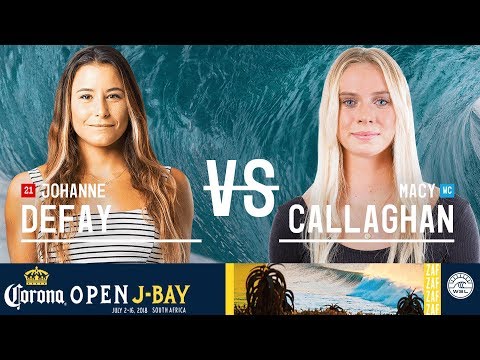 Johanne Defay vs. Macy Callaghan - Round Two, Heat 4 - Corona Open J-Bay - Women's 2018