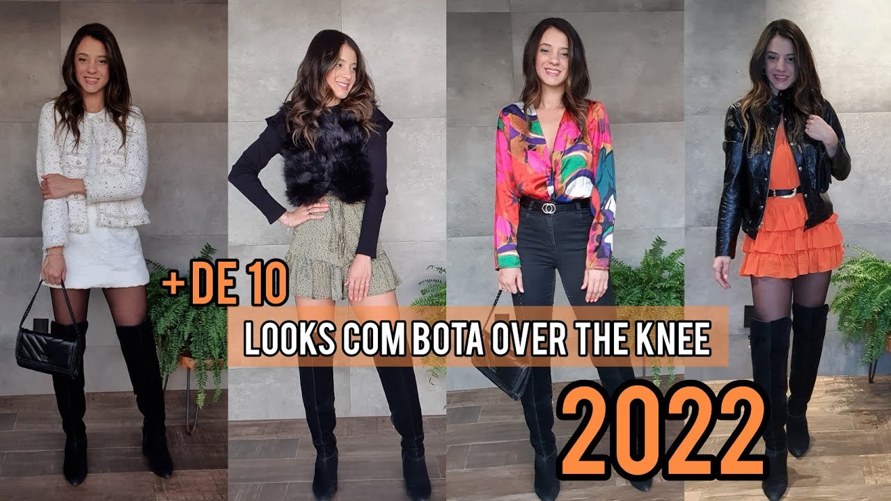 Como usar bota over the knee / Ideias de looks com bota de cano longo