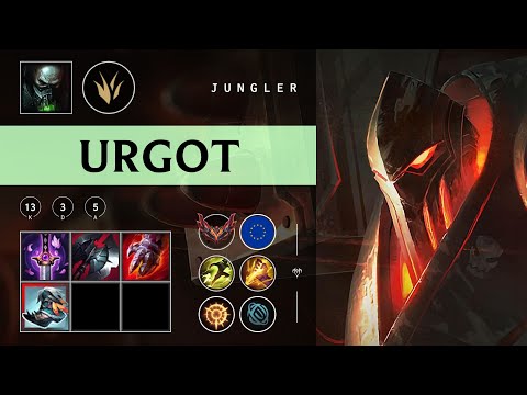 Urgot Jungle vs Nidalee - EUW Grandmaster Patch 25.22