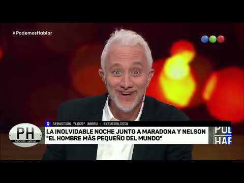 The anecdote of Loco Abreu with Maradona and Nelson, the smallest man in the world - PH