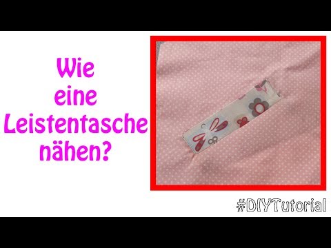 Leistentasche selber nähen | DIY Tutorial | Nähen für Anfänger
