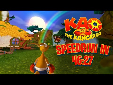 Kao the Kangaroo: Round 2 Any% Speedrun in 46:27