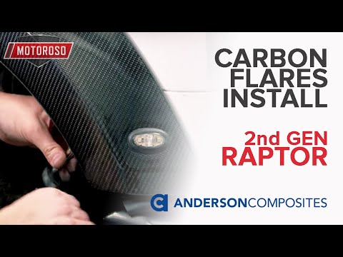 2019 Ford Raptor Bolt on Build Series gets some Anderson Composites fender flares and vents