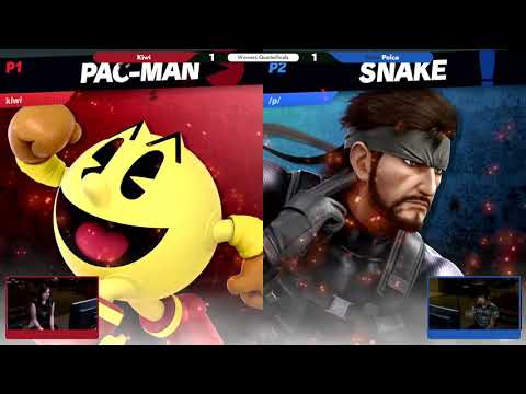 Super Smash Bros. Ultimate:  Kiwi (Pacman) v Siani Pelca (Snake) - Retro Rumble 2019 SSBU
