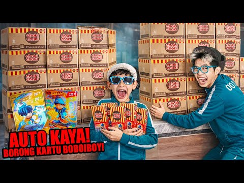 AUTO KAYA!!! Bocil Borong Semua Dus Choki-Choki BOBOIBOY Sampai KOSONG! isinya SOPAN, BELIUNG!!!
