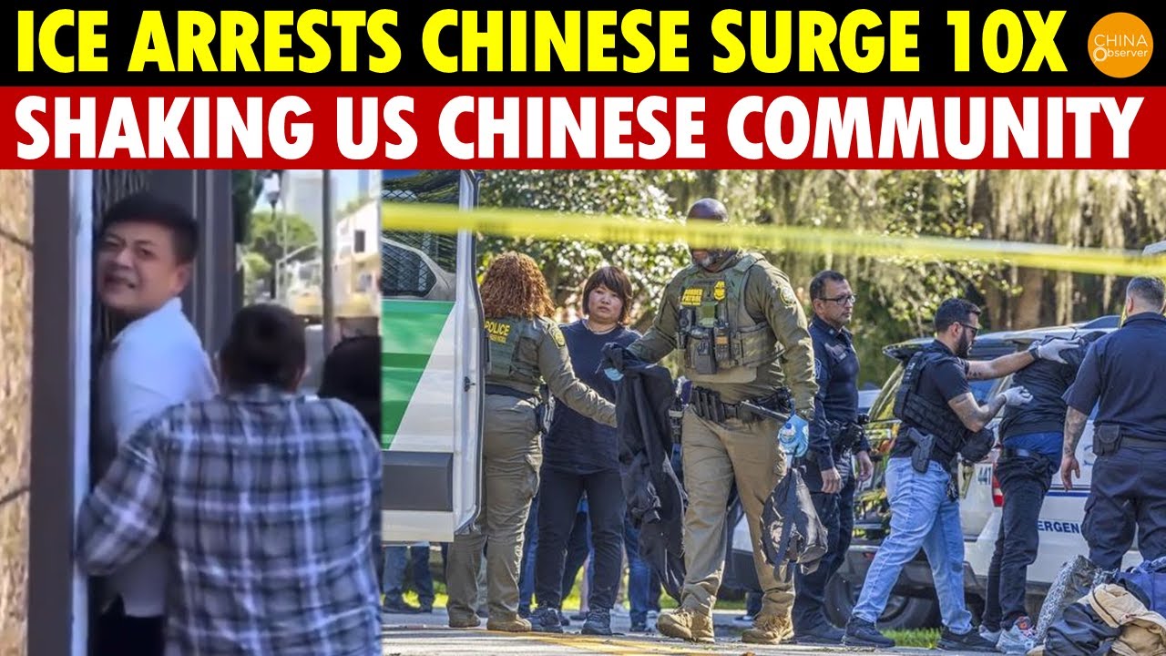 ICE Arrests of Chinese Surge by 10 Times, Many Criminals, Shaking the Chinese Community in the US