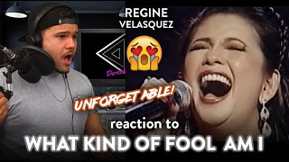 Regine Velasquez Reaction What Kind of Fool Am I (EMOTIONALLY SHOOK!)  | Dereck Reacts