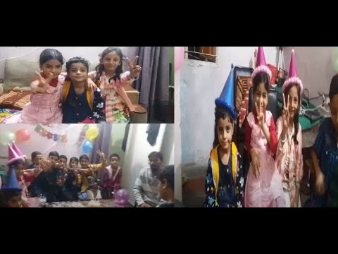 Happy birthday Azeem🎈🎁🎂🍗II Birthday party with friends🎆🎈🎁🎂II Azeem tv📺II Chocolate🍫& Pineapple🍍cake🎂