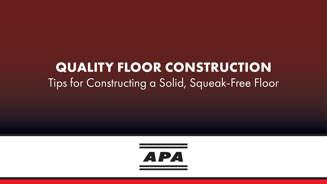 Quality Floor Construction