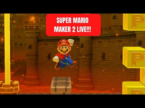 Super Mario Maker 2 LIVE!!! TIME FOR SPOOKY LEVELS! PLEASE SUBMIT LEVELS THROUGH GOOGLE FORUMS!