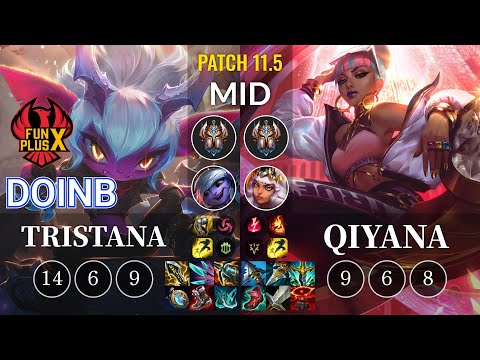 FPX Doinb Tristana vs Qiyana Mid - KR Patch 11.5