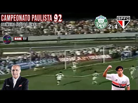 Paulistão 1992 - Palmeiras 2x4 São Paulo