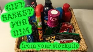 Gift Basket For Him ~ Countdown to Christmas