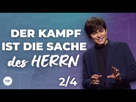 Der Kampf ist die Sache des Herrn 2/4 I Joseph Prince I New Creation TV Deutsch
