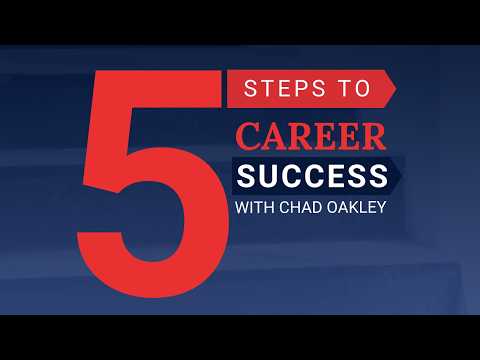 Chad Oakley's five-step process to land your dream career - YouTube