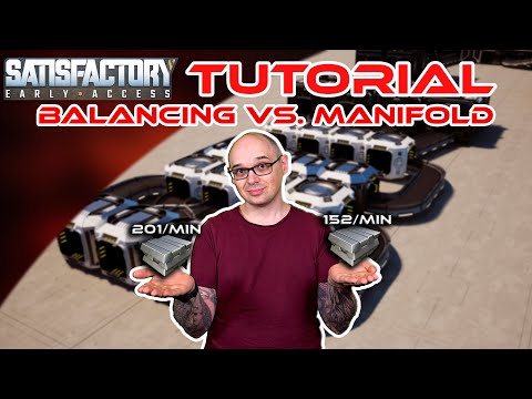 Satisfactory Tutorial: Balancing vs. Manifold - Vor- und Nachteile 🏭