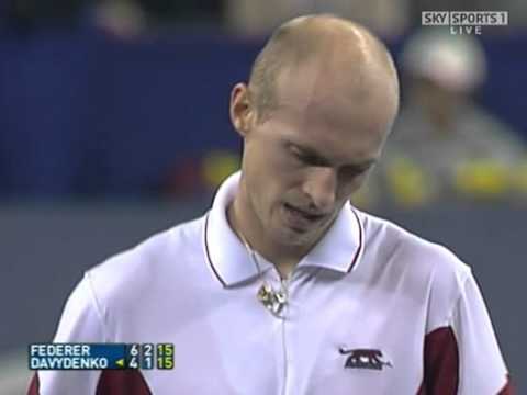 Roger Federer vs Nikolay Davydenko -- Shanghai 2007 Highlights