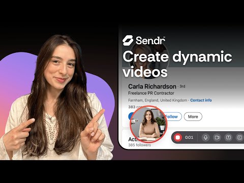 How to make videos dynamic in Sendr