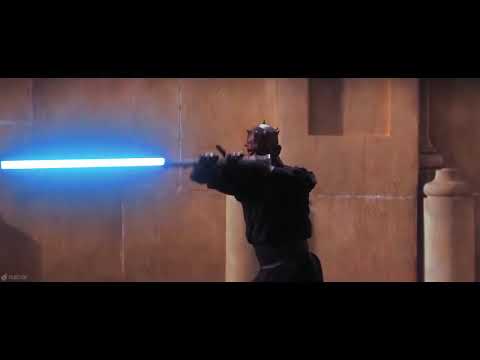 Darth Maul Has A Blue Lightsaber