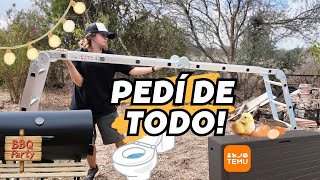 Compré todo esto en TEMU para hacerme la vida más fácil y alegre por la finca. La mejor selección!
