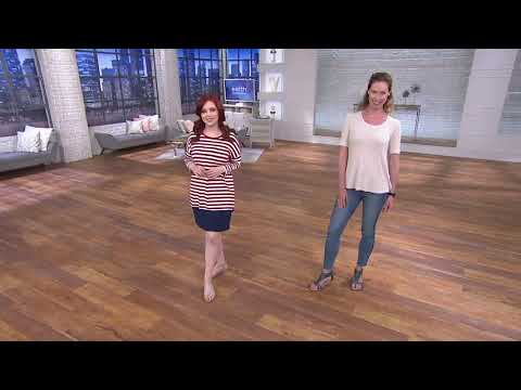 Earth Leather Perforated Wedges - Pisa Olea on QVC