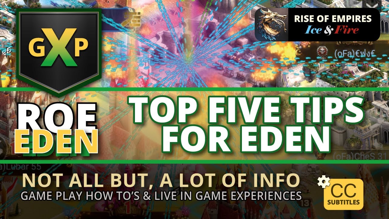 ROE: Top 5 Tips for EDEN