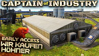 HÜHNER KAUFEN Captain of Industry Deutsch German Gameplay