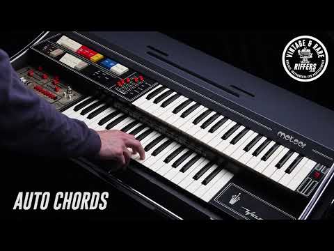 (Video) *Serviced* c.1970s Welson Meteor Super Rare Vintage Italian Combo Organ w/ Roland Style Magic Band Rhythm Drum Machine Section, Lid & Case | Italian Synthesiser Analog Synth Organ Double Manual Bass Made in Italy image 20