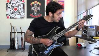 How to play &#39;Apocalyptic City&#39; by Testament Guitar Solo Lesson