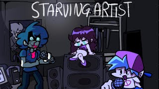 Cover art for fnf starving artist