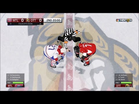 NHL 18 - Ottawa Senators vs Montreal Canadiens - Gameplay (HD) [1080p60FPS]