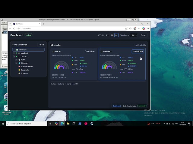 xProject demos on WSL
