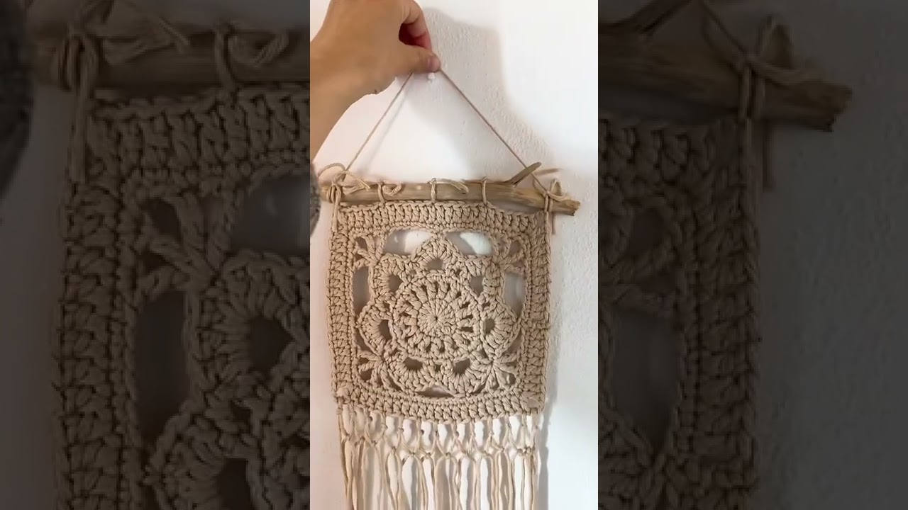Crochet Wall Hanging 🌿