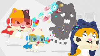 Somos Pequeños Héroes | ¡Váyase Monstruo! | Canción Infantil | BabyBus Español