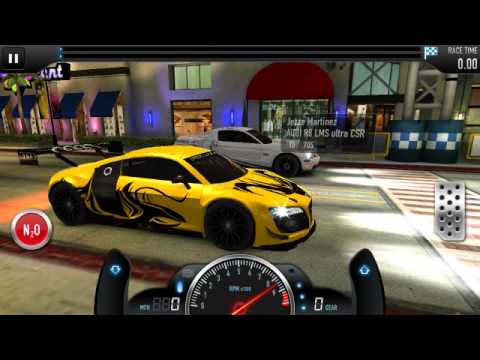 CSR Racing: Audi R8 LMS Ultra CSR Record 7.752