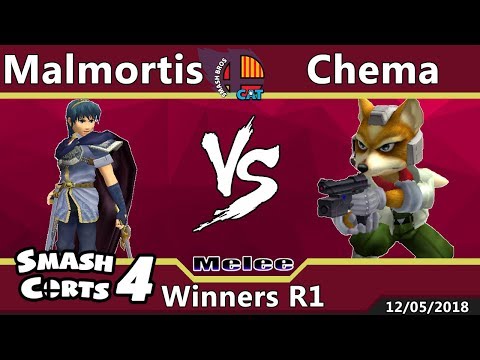 SmashCorts #4 - SSBM Singles - Malmortis (Marth) vs Chema (Fox) - Winners R1