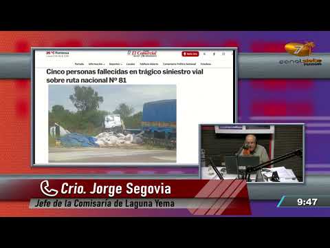 CRIO. JORGE OSMAR SEGOVIA - JEFE DE LA COMISARÍA DE LAGUNA YEMA