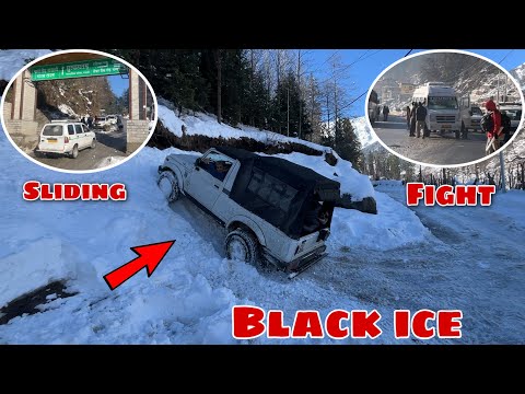 Tested Gypsy in Snow| Live accident in black ice