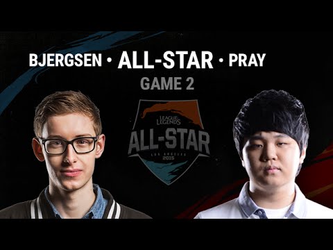 Bjergsen Ezreal vs Pray Ezreal Game 2 | 1v1 Semi-Final All-Star 2015 Los Angeles Day 3